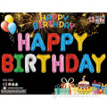 2022 Φιλιππίνων Hot Sale Party Decoration 16 "Happy Birthday Letter Foil Balloons Banner